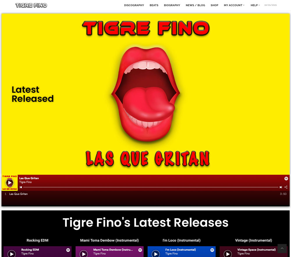 TigreFinoMusic.com